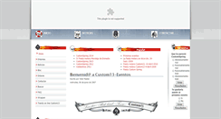 Desktop Screenshot of eventos.custom13.com
