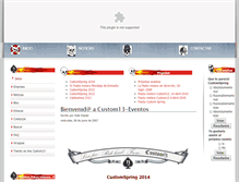 Tablet Screenshot of eventos.custom13.com